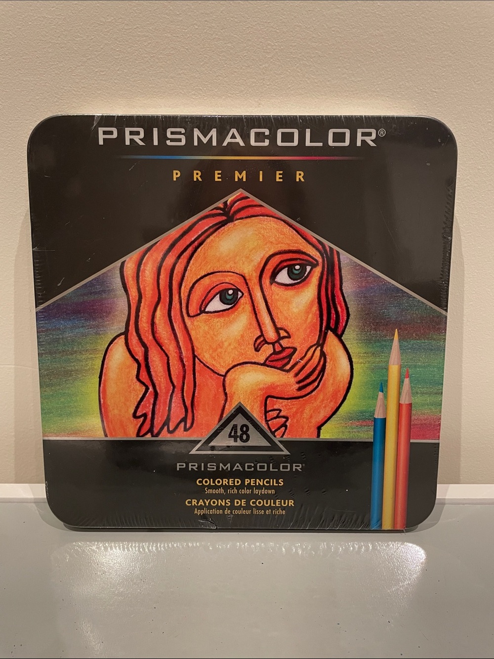 Prismacolor Premier 48-Color Colored Pencil Set - Tin Container